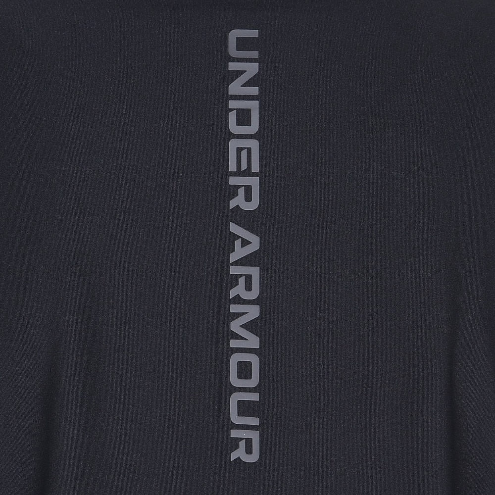 アンダーアーマー（UNDER ARMOUR）（メンズ）ゴルフウェア Mid ロゴ 長袖ポロシャツ 25 6011492 001