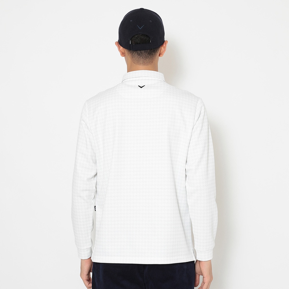 キャロウェイ（CALLAWAY）（メンズ）ゴルフウェア 裏起毛千鳥プリント