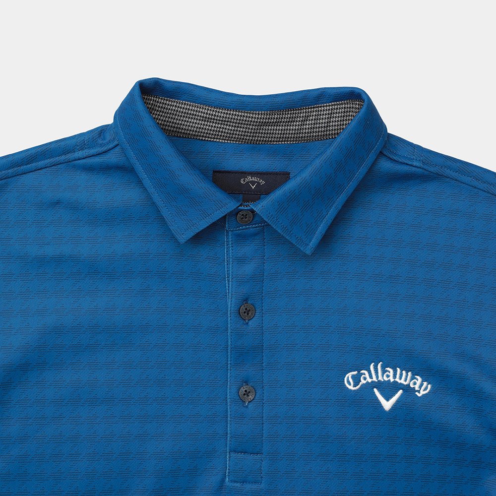 キャロウェイ（CALLAWAY）（メンズ）ゴルフウェア 裏起毛千鳥プリント