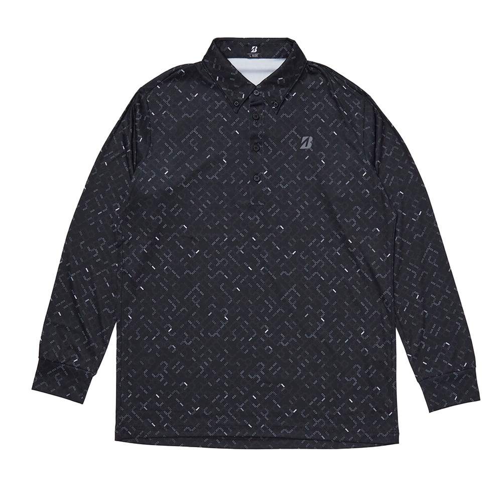 ブリヂストンゴルフ(BRIDGESTONE GOLF)ゴルフウェア BSGボタンダウンシャツ FGM06FBKM(Men’s) ブリヂストンゴルフ（BRIDGESTONE GOLF）（メンズ）ゴルフウェア BSG