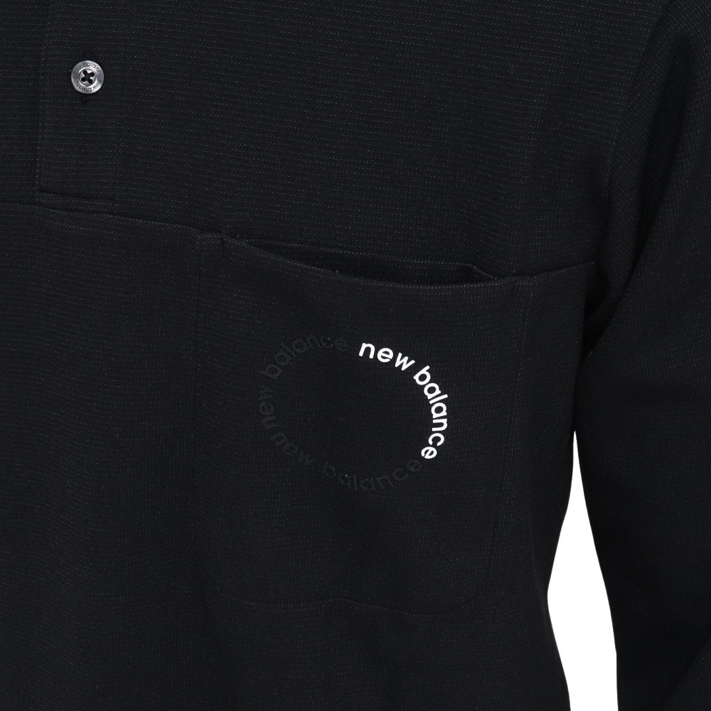 ニューバランス（new balance）（メンズ）ゴルフウェア 長袖 COLLAR シャツ 012-5269004-010