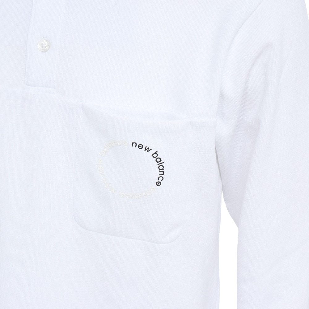 ニューバランス（new balance）（メンズ）ゴルフウェア 長袖 COLLAR シャツ 012-5269004-030