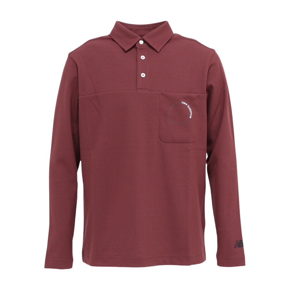 ニューバランス（new balance）（メンズ）ゴルフウェア 長袖 COLLAR シャツ 012-5269004-070