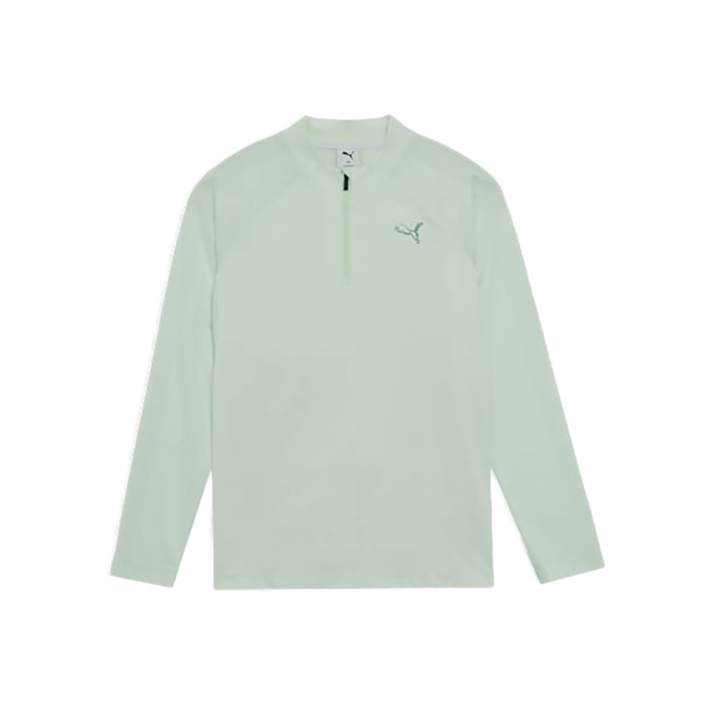 プーマ（PUMA）（メンズ）ゴルフウェア シャドウキャット ハーフジップ 長袖モックネックシャツ 635752-03