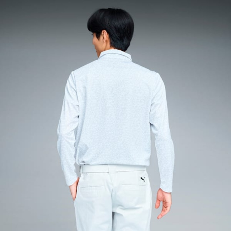 プーマ（PUMA）（メンズ）ゴルフウェア PB グラフィック 長袖 ポロシャツ 635776-04