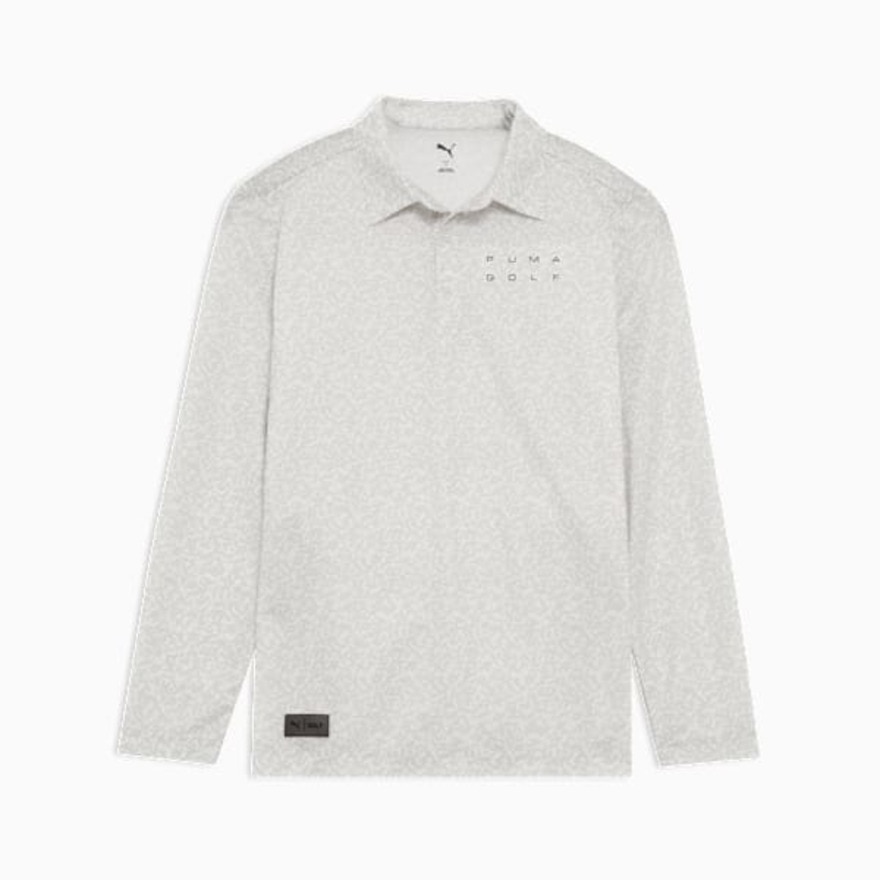 プーマ（PUMA）（メンズ）ゴルフウェア PB グラフィック 長袖 ポロシャツ 635776-04