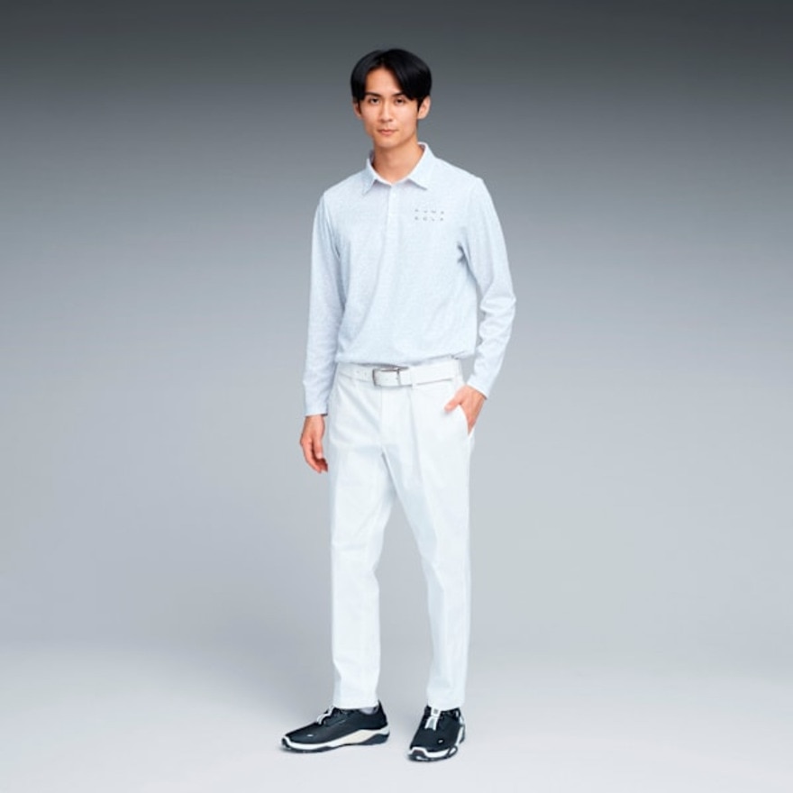 プーマ（PUMA）（メンズ）ゴルフウェア PB グラフィック 長袖 ポロシャツ 635776-04
