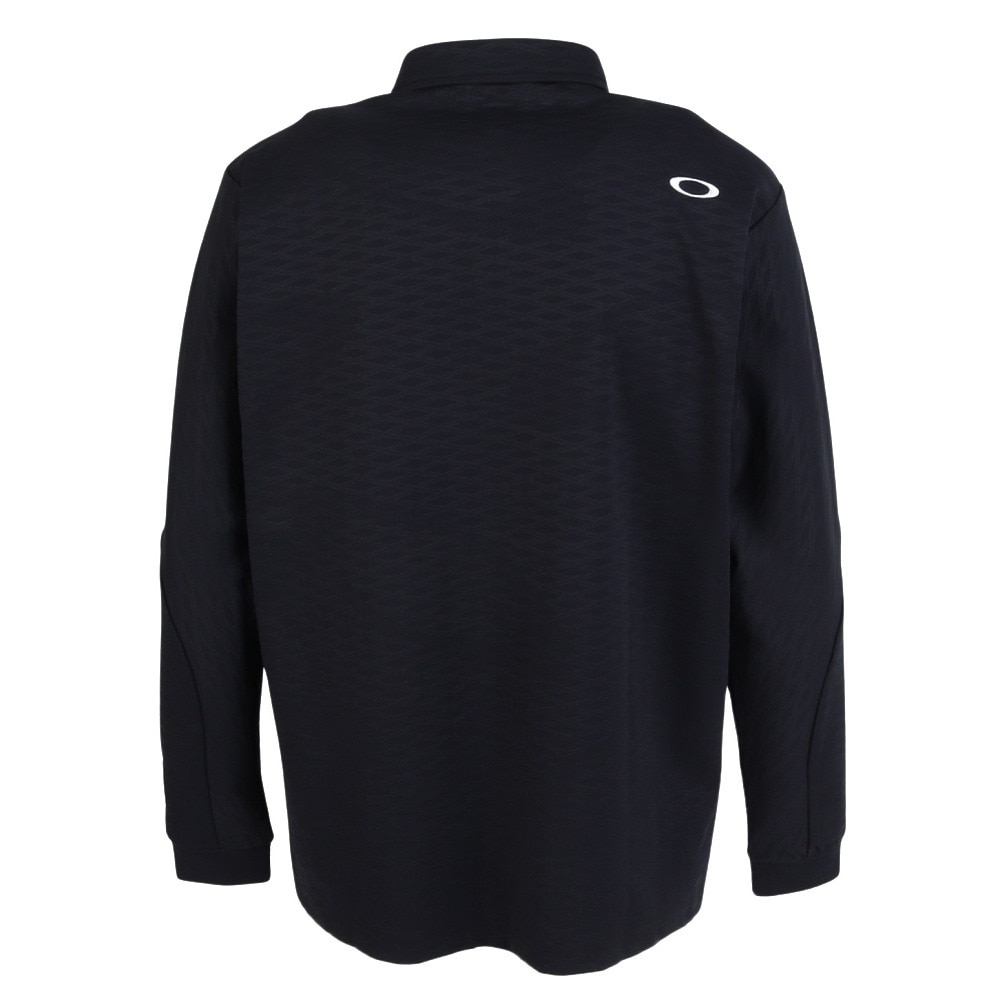 オークリー（OAKLEY）（メンズ）ゴルフウェア STALWART 長袖 SHOULDER ポロシャツ FOA408440-02E
