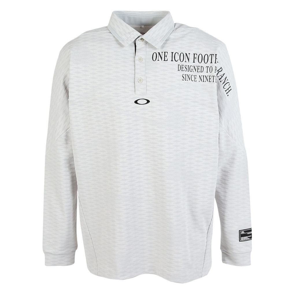オークリー（OAKLEY）（メンズ）ゴルフウェア 吸汗速乾 STALWART 長袖 SHOULDER ポロシャツ FOA408440-29B