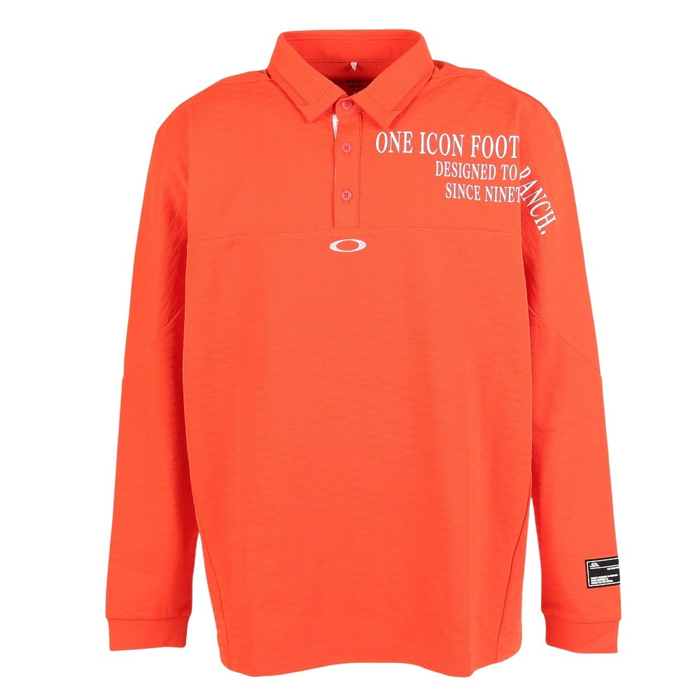 オークリー（OAKLEY）（メンズ）ゴルフウェア STALWART 長袖 SHOULDER ポロシャツ FOA408440-41B