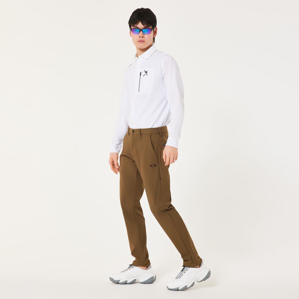 オークリー（OAKLEY）（メンズ）ゴルフウェア SKULL IDEALLY HYBRID 長袖シャツ FOA408238-100