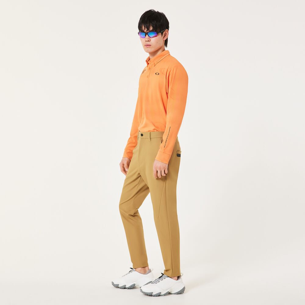オークリー（OAKLEY）（メンズ）ゴルフウェア 吸汗速乾 OMBLE JQ 長袖ポロシャツ FOA408242-73K