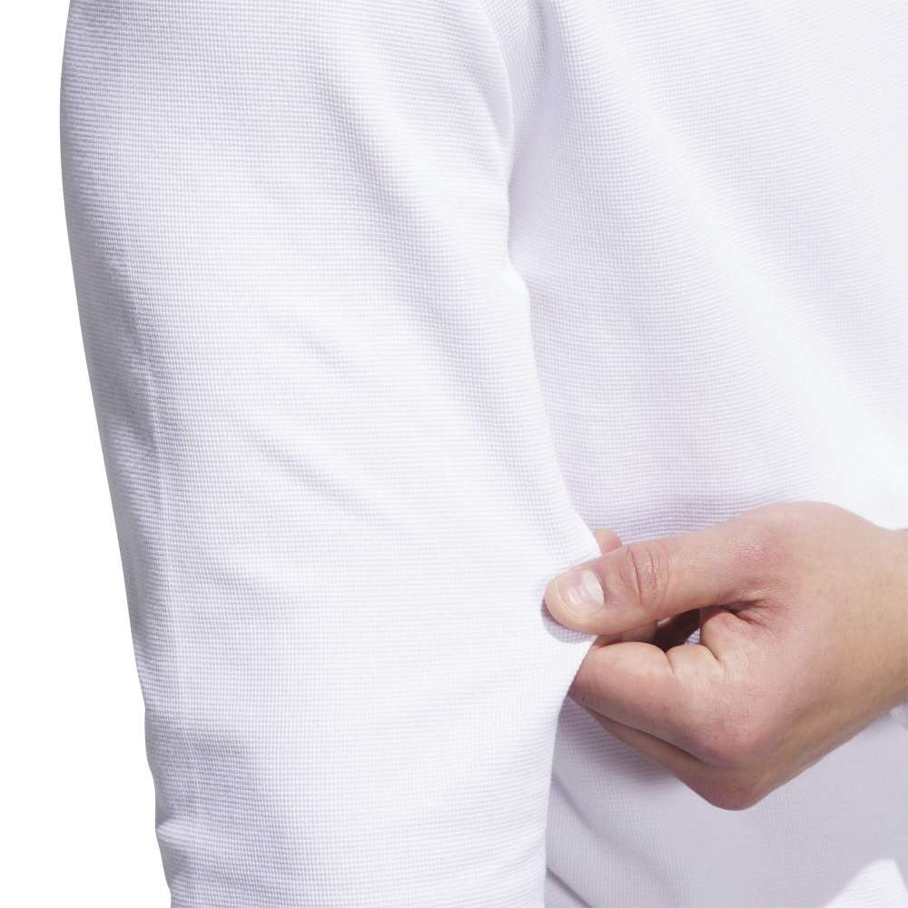 アディダス（adidas）（メンズ）ゴルフウェア ビヨンド 長袖 ルーズフィット ポロシャツ KKW56-JN3037 W