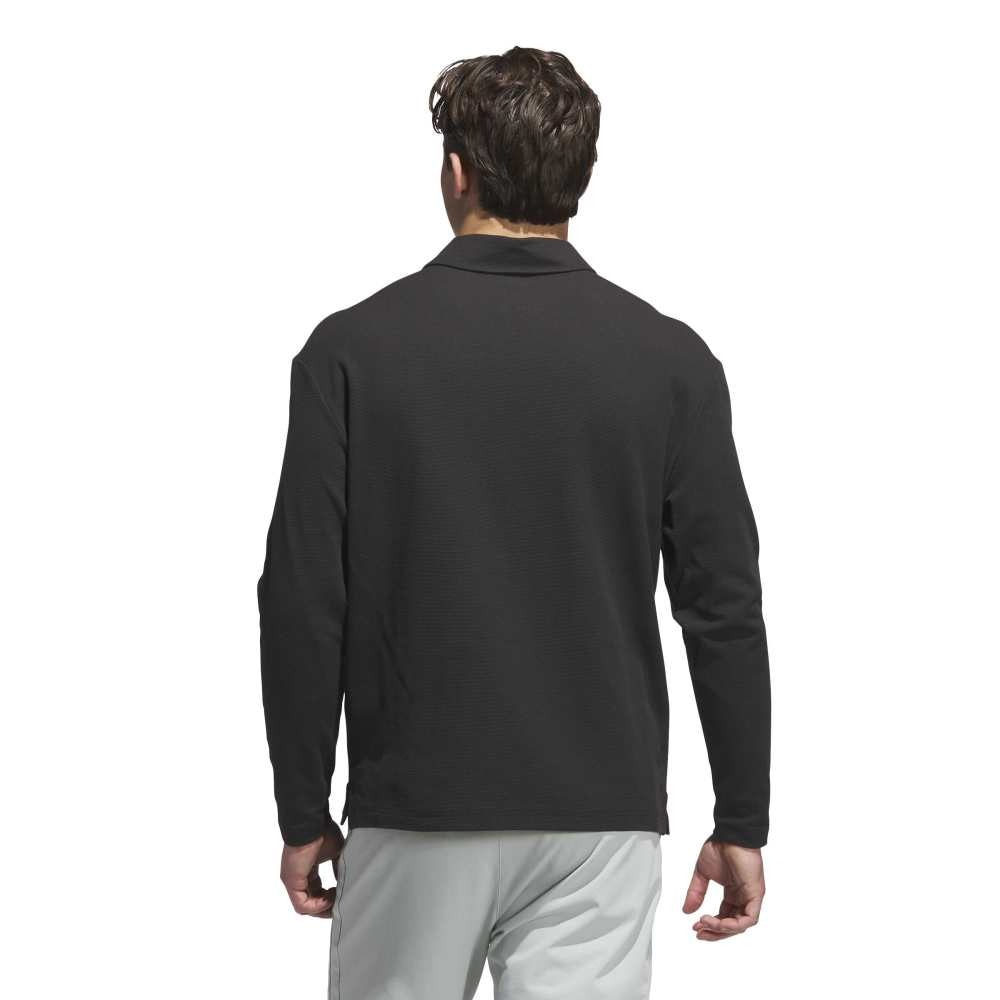 アディダス（adidas）（メンズ）ゴルフウェア ビヨンド 長袖 ルーズフィット ポロシャツ KKW56-JN3038 BLK