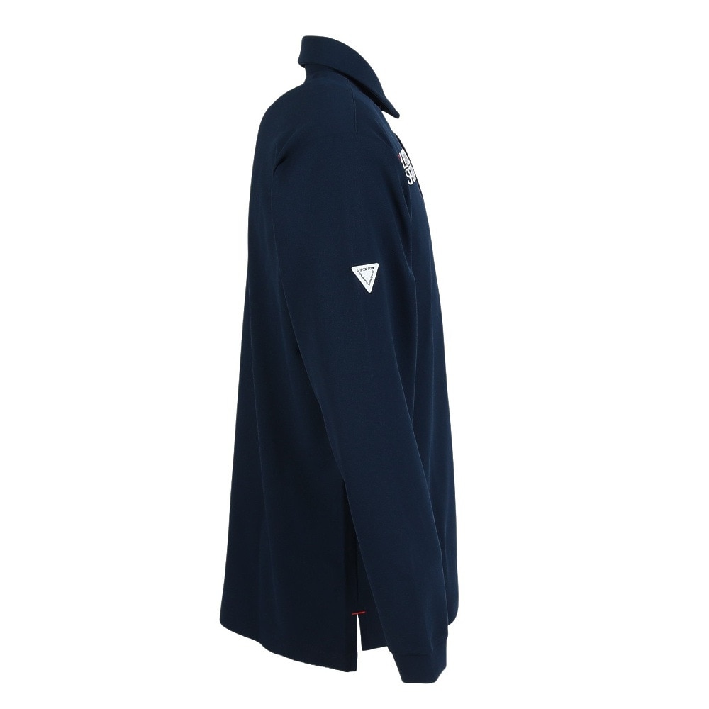 ルコックスポルティフ（lecoqsportif）（メンズ）ゴルフウェア 吸汗速乾 ベーシックデザイン長袖シャツ LG5FLS00M NV00
