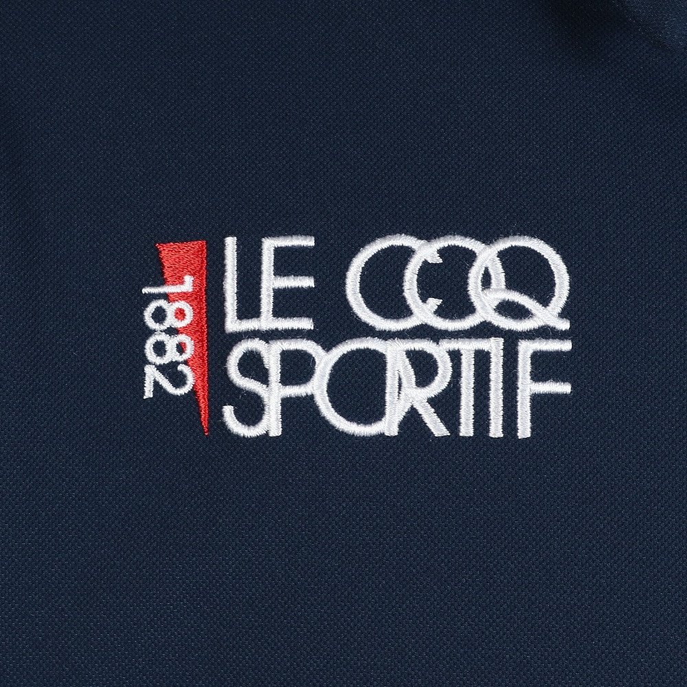 ルコックスポルティフ（lecoqsportif）（メンズ）ゴルフウェア 吸汗速乾 ベーシックデザイン長袖シャツ LG5FLS00M NV00