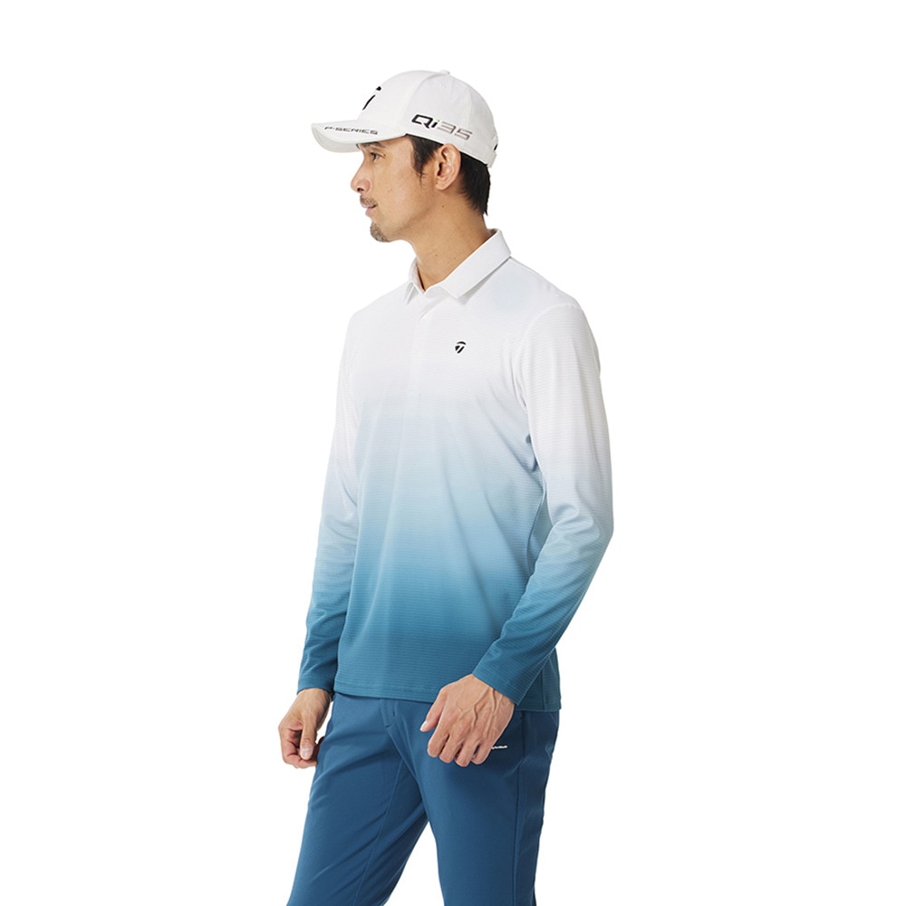 テーラーメイド（TAYLORMADE）（メンズ）ゴルフウェア Tコントロールグラデーション長袖ポロ M20204-UN979