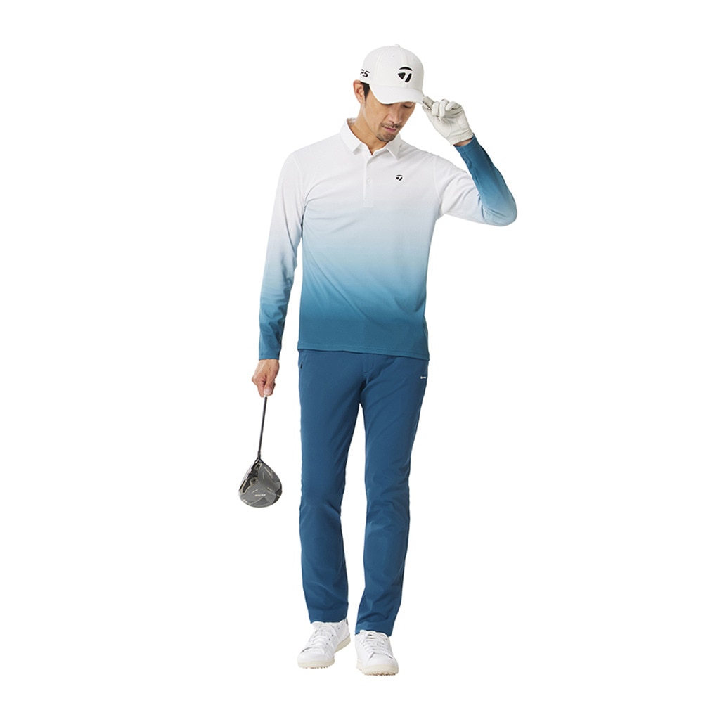 テーラーメイド（TAYLORMADE）（メンズ）ゴルフウェア Tコントロールグラデーション長袖ポロ M20204-UN979