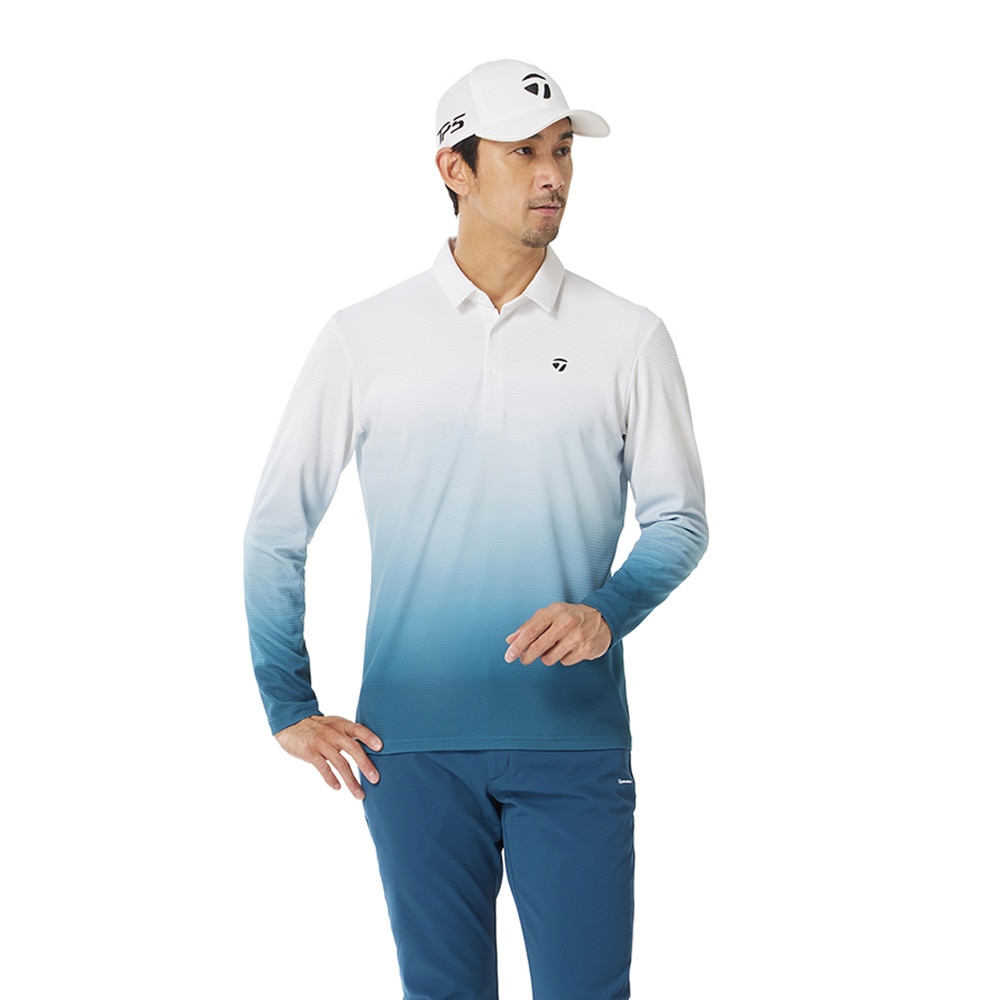 テーラーメイド（TAYLORMADE）（メンズ）ゴルフウェア Tコントロールグラデーション長袖ポロ M20204-UN979