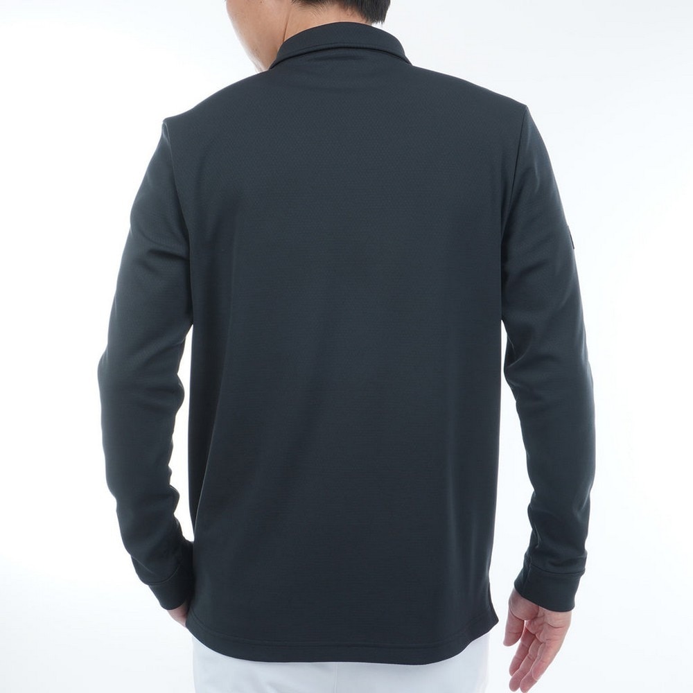 アドミラル ゴルフ（Admiral GOLF）（メンズ）ゴルフウェア カラタッチ 長袖シャツ ADMA555-BLK