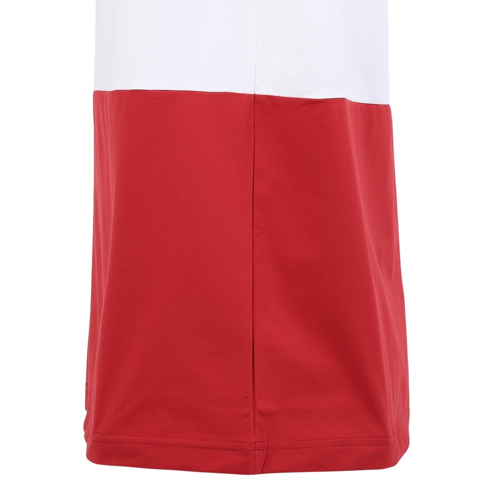 トミー ヒルフィガー ゴルフ（TOMMY HILFIGER GOLF）（メンズ）ゴルフウェア カラーブロックラガーシャツ THMA553-RED