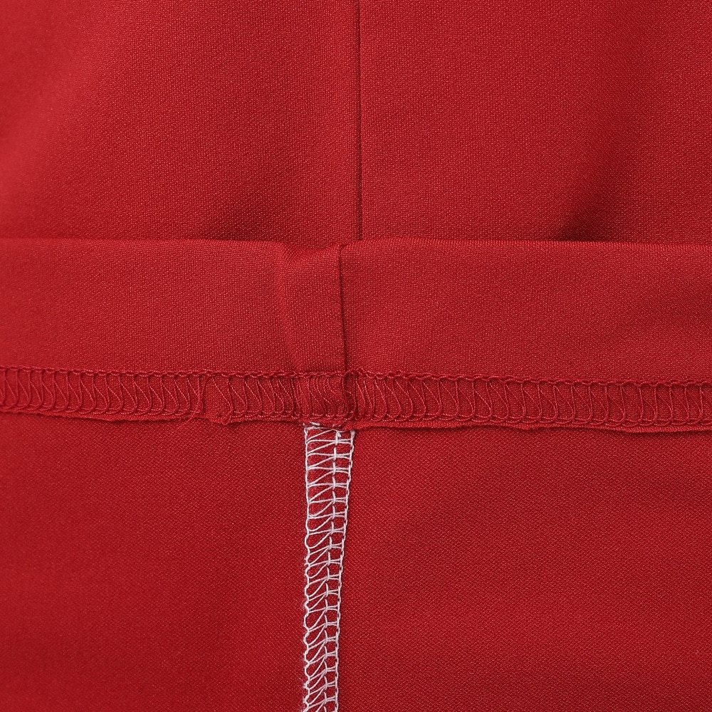 トミー ヒルフィガー ゴルフ（TOMMY HILFIGER GOLF）（メンズ）ゴルフウェア カラーブロックラガーシャツ THMA553-RED