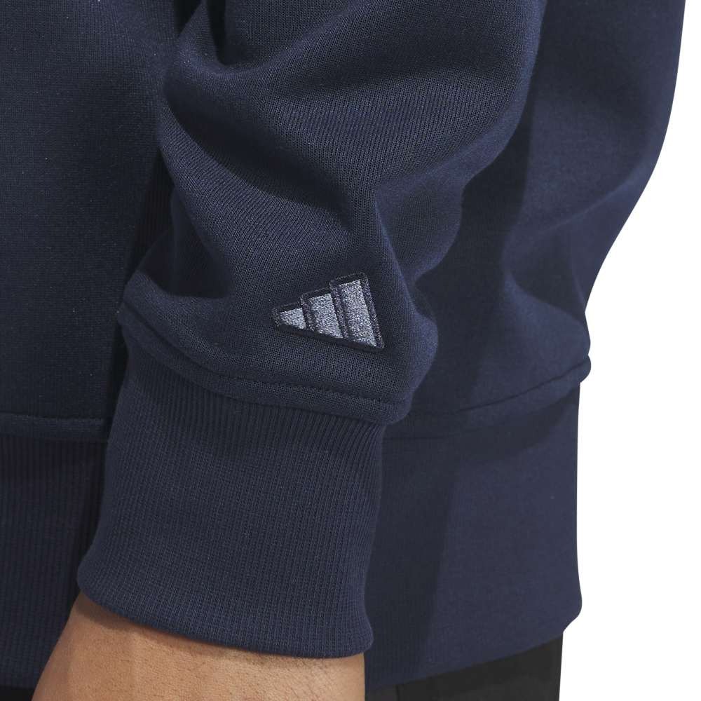 アディダス（adidas）（メンズ）ゴルフウェア GO-TO オーバーサイズ 長袖ポロシャツ JTX73-IW6720NVY