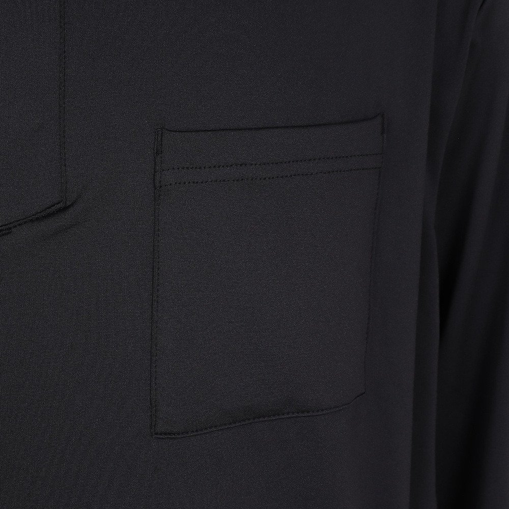 本間ゴルフ（HONMA）（メンズ）ゴルフウェア ストレッチ 長袖ポロシャツ BK