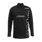 ザ・ワープ・バイ・エネーレ（The Warp By Ennerre）（メンズ）ゴルフウェア 吸汗 速乾 ストレッチ 消臭 軽量 ハーフジップ長袖シャツ WB5LTY04 BLK