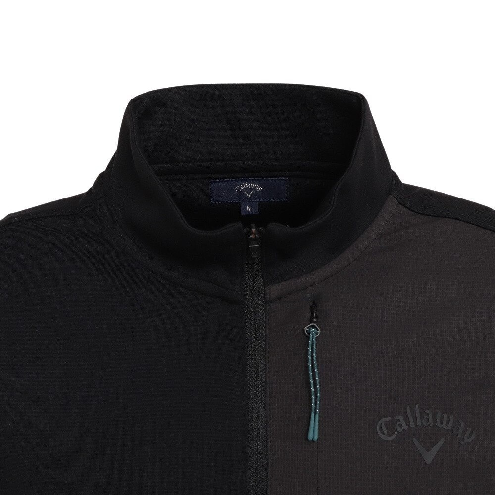 キャロウェイ（CALLAWAY）（メンズ）ゴルフウェア ハーフジップモックネック長袖シャツ C22233108-1010