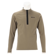 ブリーフィング（BRIEFING）（メンズ）ゴルフウェア バックログライン ロングスリーブ ハーフジップシャツ BRG241M44-067