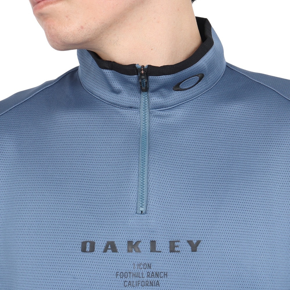 オークリー（OAKLEY）（メンズ）ゴルフウェア PLEASANT 長袖モックネックシャツ FOA406915-66Y