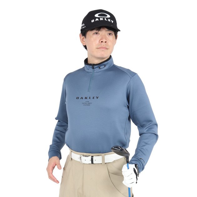 オークリー（OAKLEY）（メンズ）ゴルフウェア PLEASANT 長袖モック