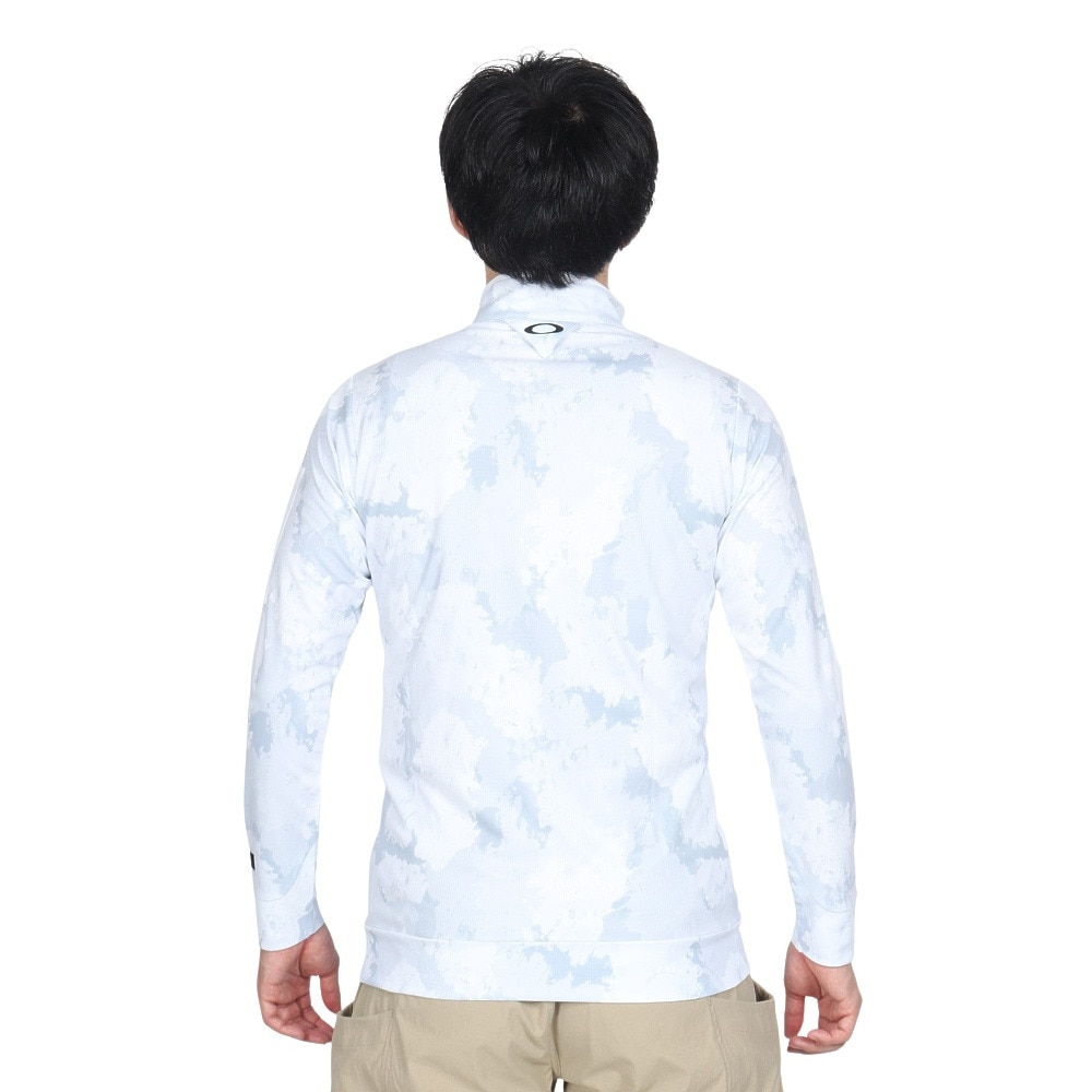 オークリー（OAKLEY）（メンズ）ゴルフウェア 長袖 ハーフジップシャツ FOA406958-186