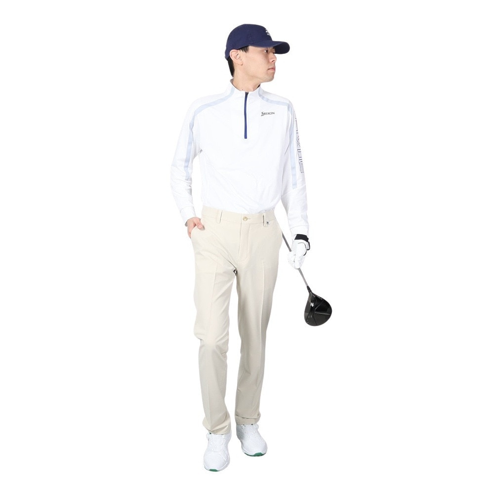 スリクソン（SRIXON）（メンズ）ゴルフウェア 吸汗速乾 長袖 松山プロ/星野プロ共同開発 プロスタイルシャツ RGMXJB01 WH00