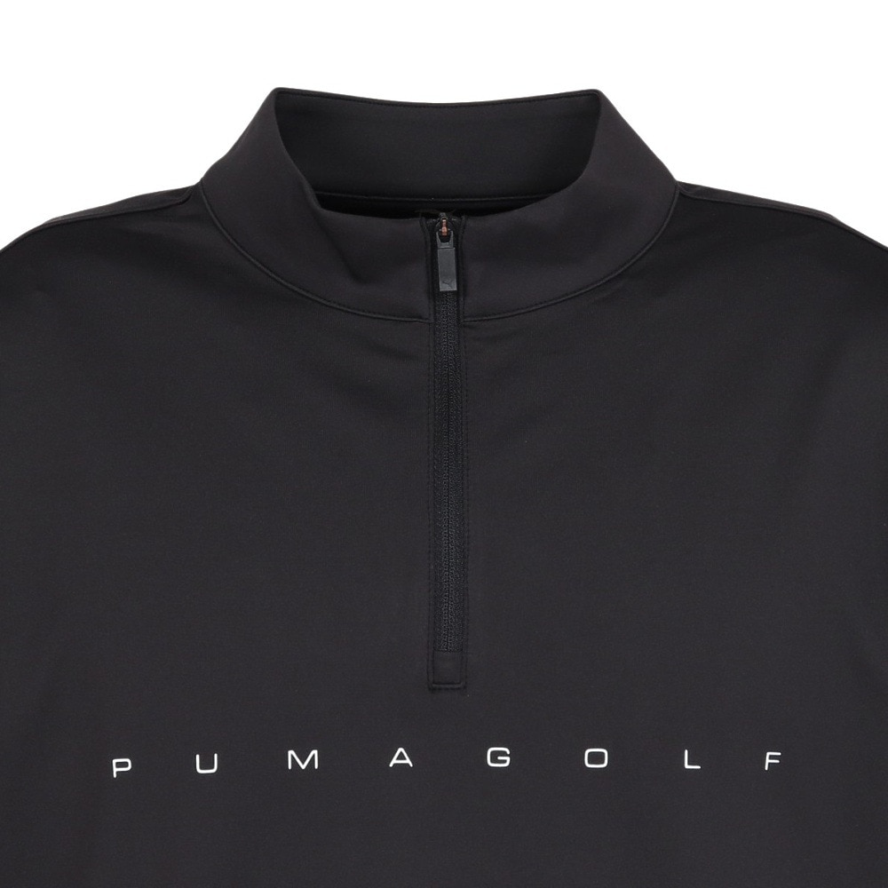 プーマ（PUMA）（メンズ）ゴルフウェア 吸汗速乾 PB ハーフジップ 長袖