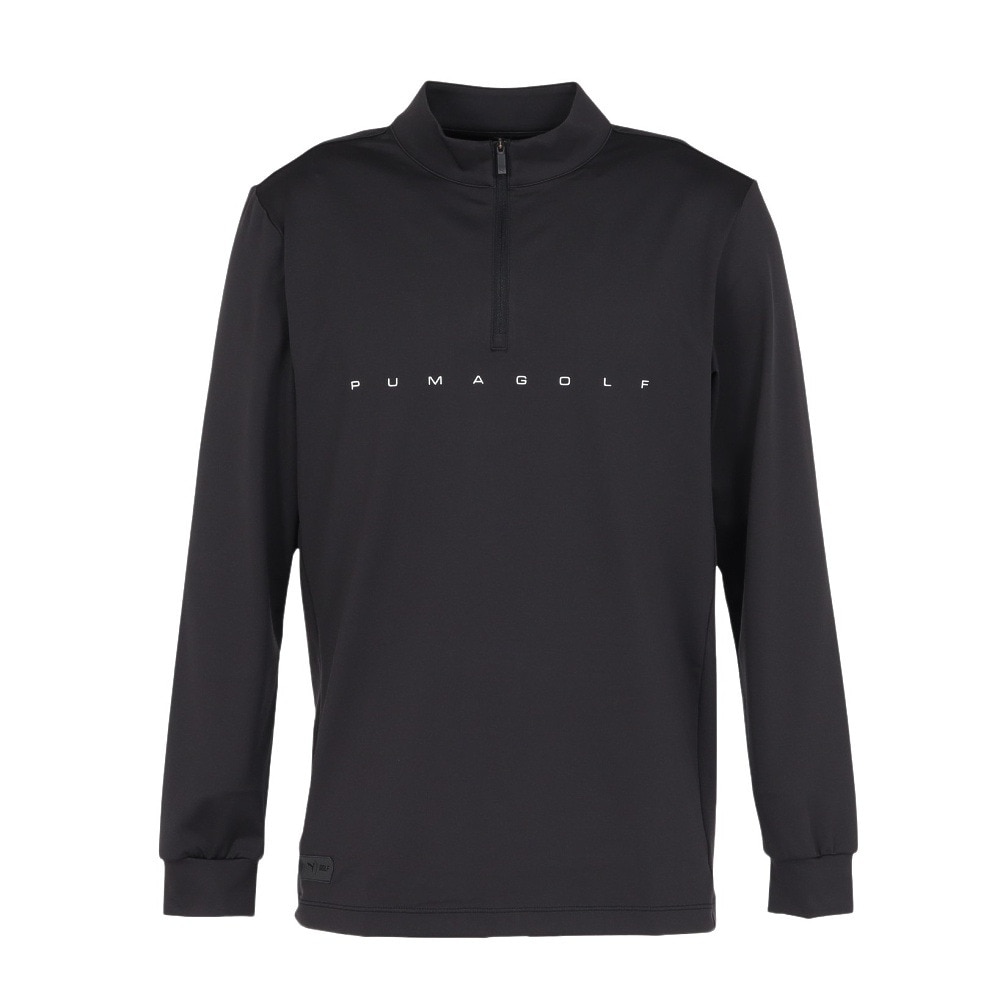 プーマ（PUMA）（メンズ）ゴルフウェア 吸汗速乾 PB ハーフジップ 長袖