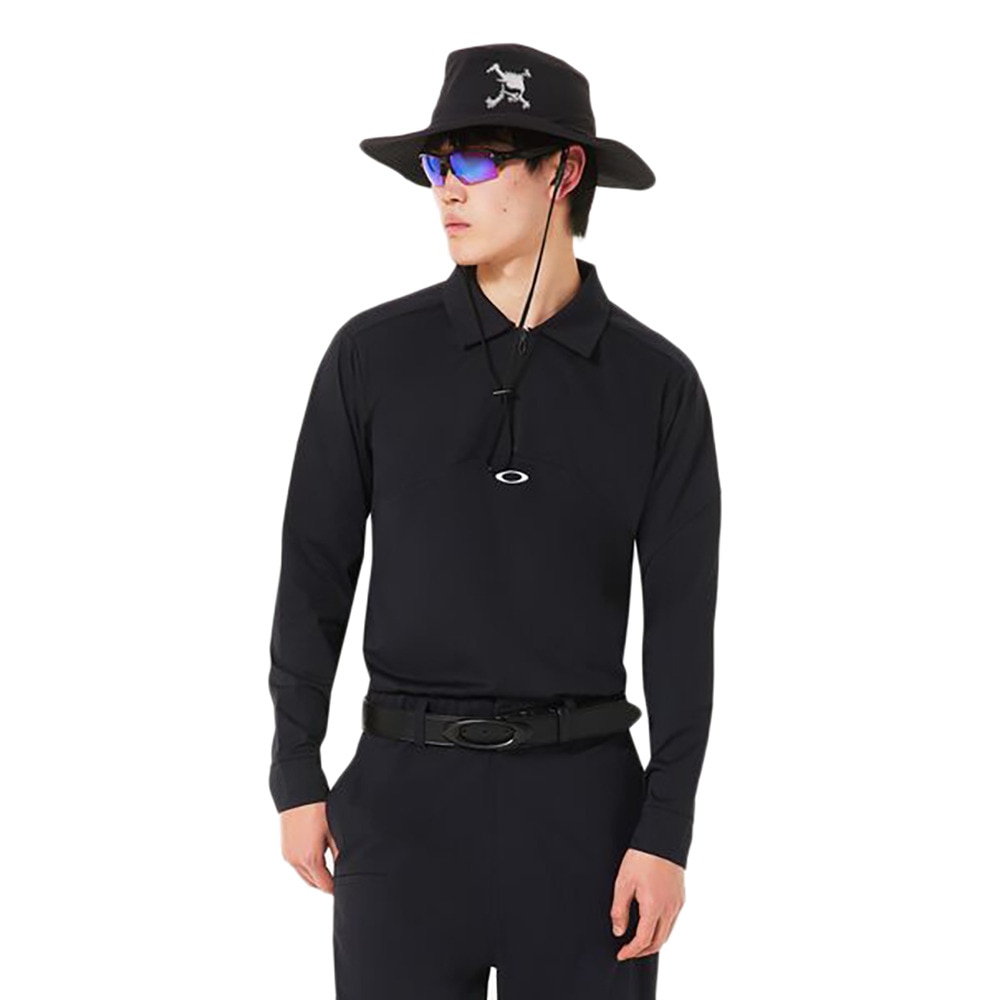 オークリー（OAKLEY）（メンズ）ゴルフウェア O－SYNC PACK LS UNDULATE シャツ FOA408146-02E