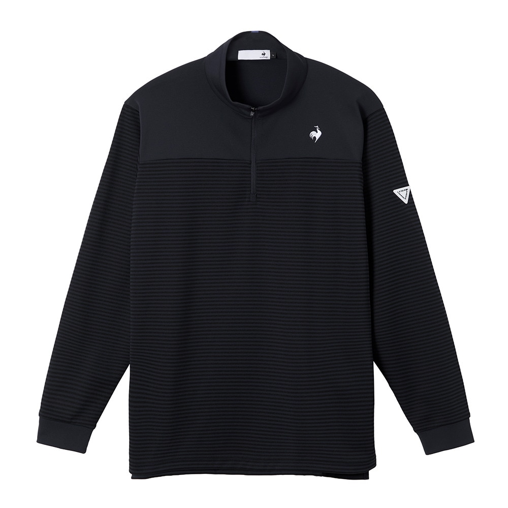 ルコックスポルティフ（lecoqsportif）（メンズ）ゴルフウェア ヒートナビハーフジップ長袖シャツ LG5FLS81M NV00