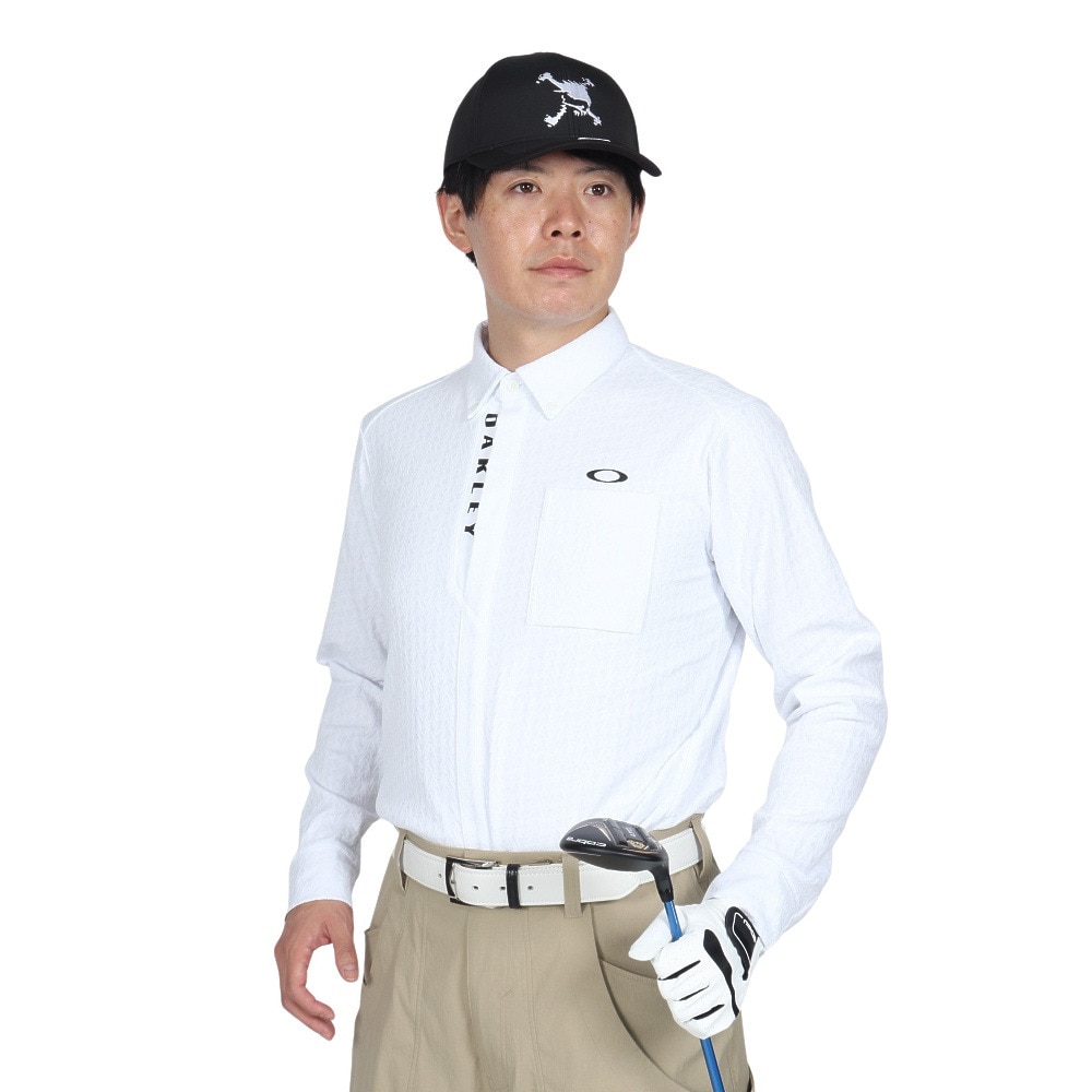 オークリー（OAKLEY）（メンズ）ゴルフウェア SUBTL 長袖シャツ FOA406962-100
