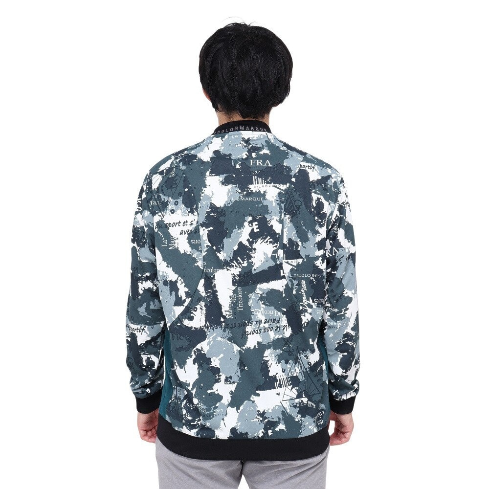 ルコックスポルティフ（lecoqsportif）（メンズ）ゴルフウェア 吸汗速乾 ストレッチフォーサー 2WAY 長袖シャツ LG4FLS50M GR00