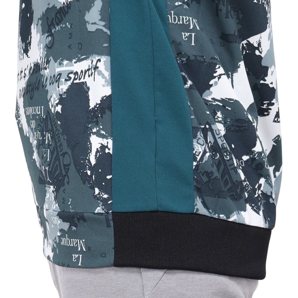 ルコックスポルティフ（lecoqsportif）（メンズ）ゴルフウェア 吸汗速乾 ストレッチフォーサー 2WAY 長袖シャツ LG4FLS50M GR00