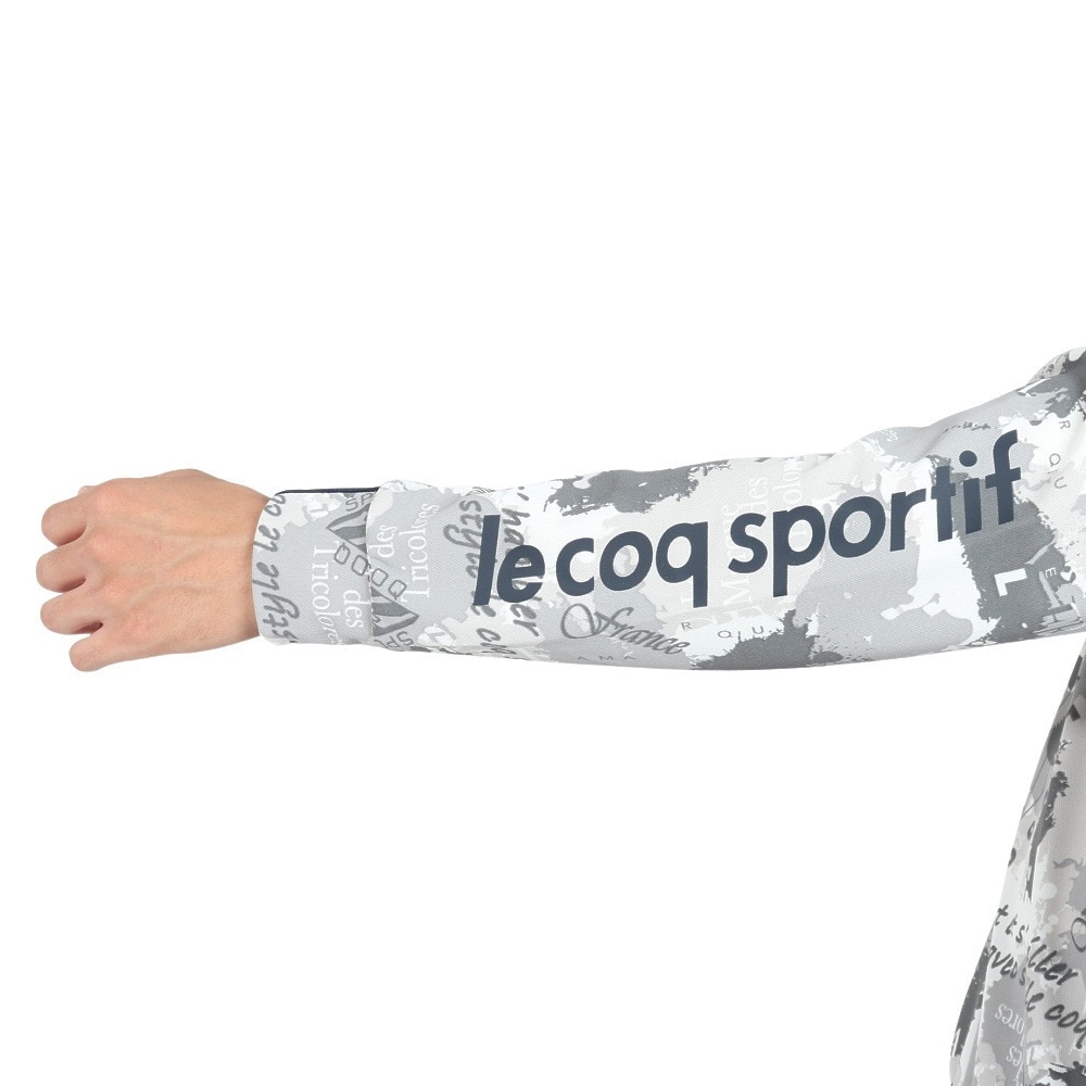 ルコックスポルティフ（lecoqsportif）（メンズ）ゴルフウェア 吸汗速乾 ストレッチフォーサー 2WAYシャツ LG4FLS50M GY00