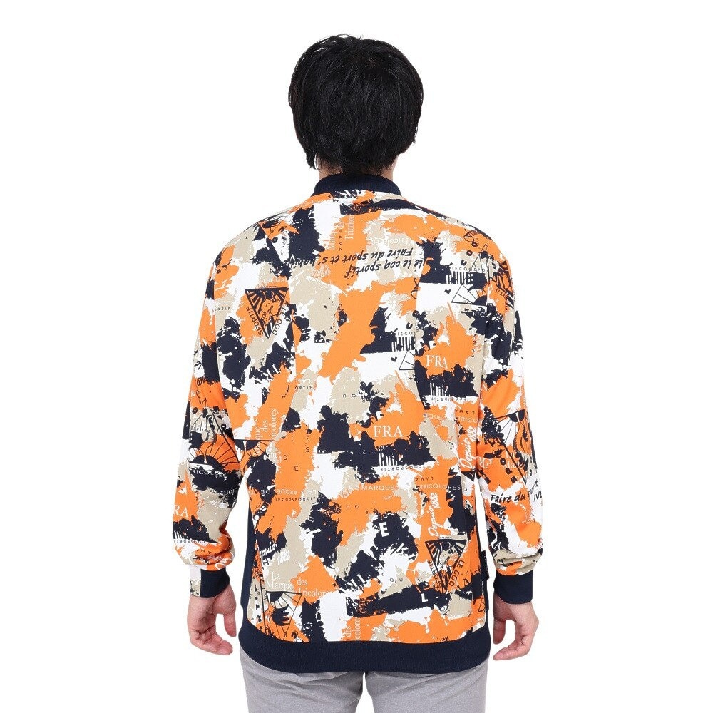 ルコックスポルティフ（lecoqsportif）（メンズ）ゴルフウェア 吸汗速乾 ストレッチフォーサー 2WAYシャツ LG4FLS50M OR00