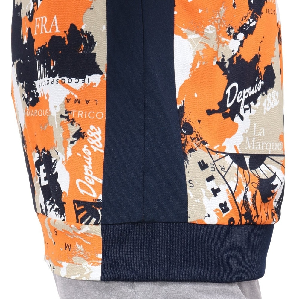 ルコックスポルティフ（lecoqsportif）（メンズ）ゴルフウェア 吸汗速乾 ストレッチフォーサー 2WAYシャツ LG4FLS50M OR00