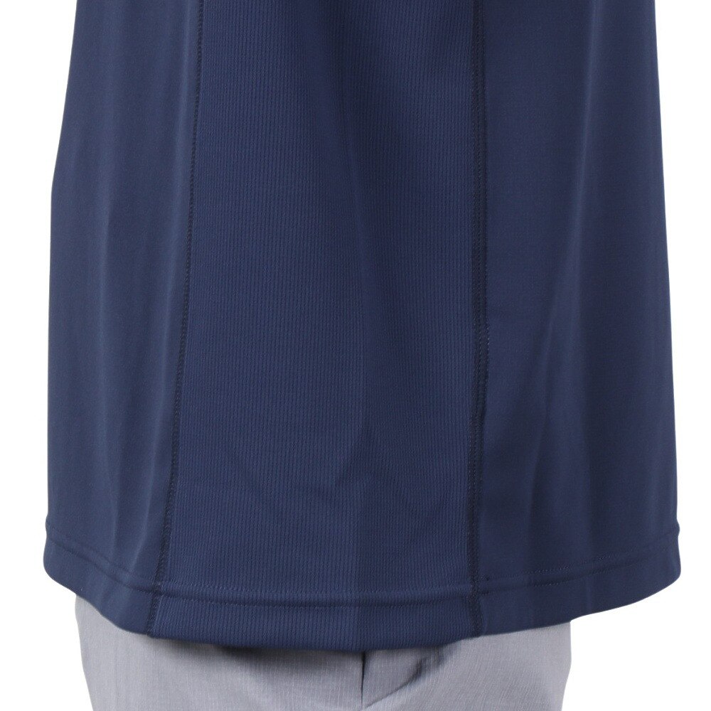 ROSASEN（メンズ）ゴルフウェア 抗菌 脇下マチ ナノガード長袖モックネック 044-25913-098★★★