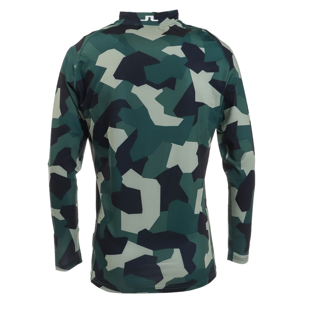 J.LINDEBERG（メンズ）ゴルフウェア 吸水 速乾 軽量 UV Aello Soft Compres 長袖ハイネックシャツ 071-25912-025★★★
