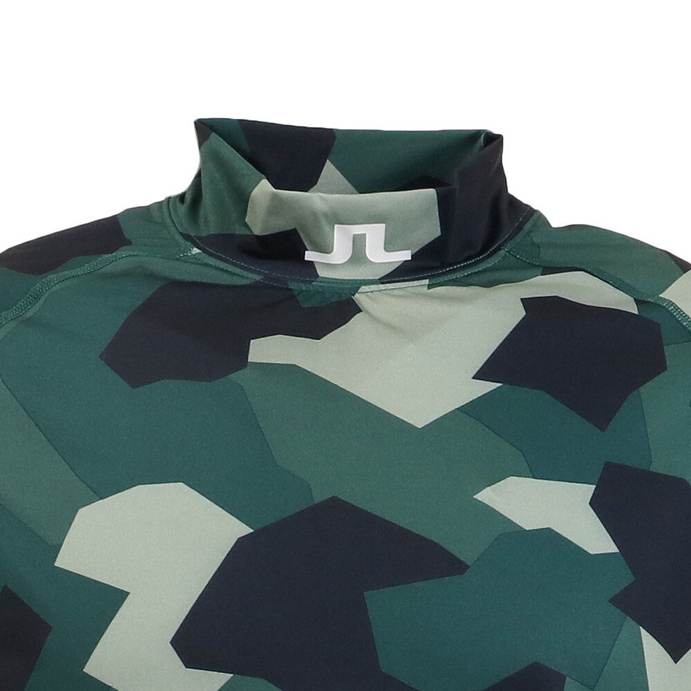 J.LINDEBERG（メンズ）ゴルフウェア 吸水 速乾 軽量 UV Aello Soft Compres 長袖ハイネックシャツ 071-25912-025★★★