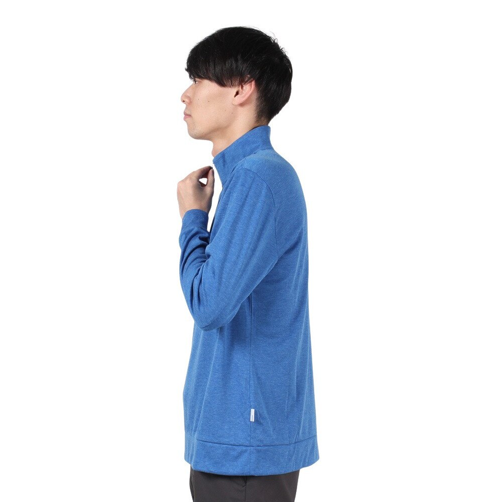 トミーアーマー（Tommy Armour）（メンズ）ゴルフウェア  ハーフジップ長袖ハイネックシャツ 403TA1SSK1530 BLU
