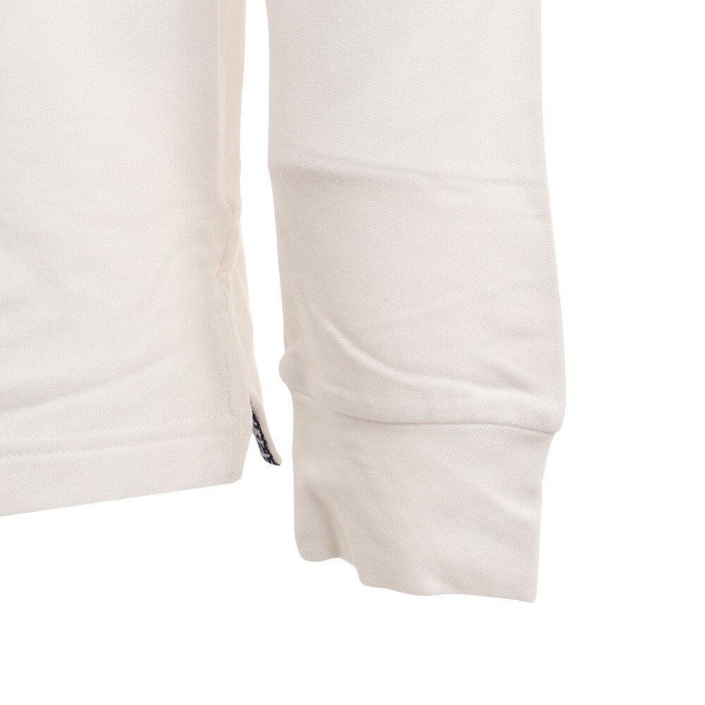 フィドラ（FIDRA）（メンズ）ゴルフウェア 消臭 吸湿 発熱 ジャガードリブ モックネック長袖シャツ FD5NTG18 WHT